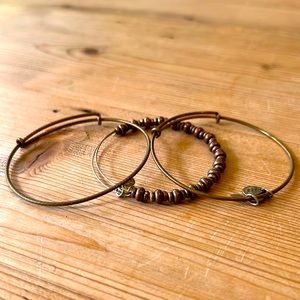 Alex and Ani bracelet set